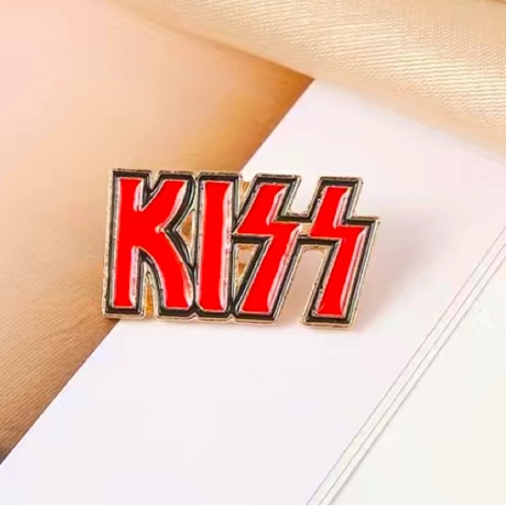 KISS Rock Band Enamel Pin Badge